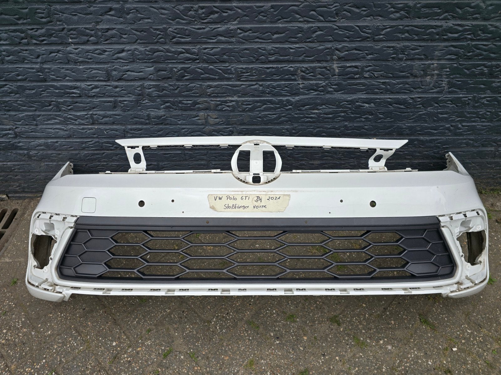 Voorbumper 4x pdc VW Polo 2G Gti facelift bj 2021-heden, Auto-onderdelen, Gebruikt, Volkswagen, Wolfsburg, Ophalen of Verzenden