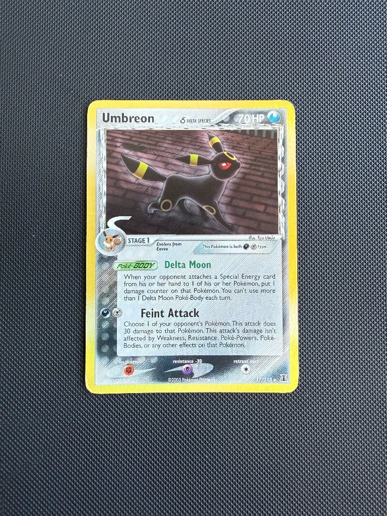 Umbreon delta species 17/113, Ophalen of Verzenden, Gebruikt, Losse kaart