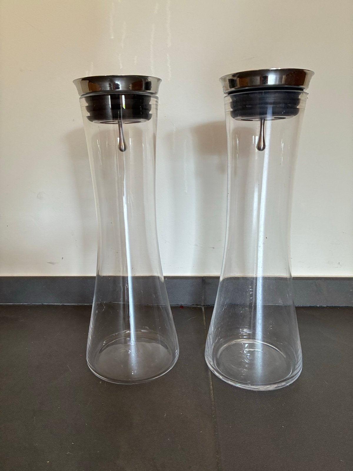 Menu schenkkan, set van 2, Huis en Inrichting, Ophalen of Verzenden, Overige merken, Glas, Overige typen