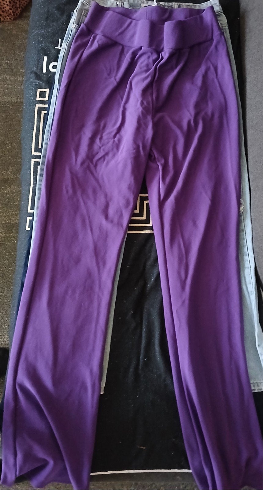 Comfortabele paarse broek - Maat XL, Ophalen of Verzenden