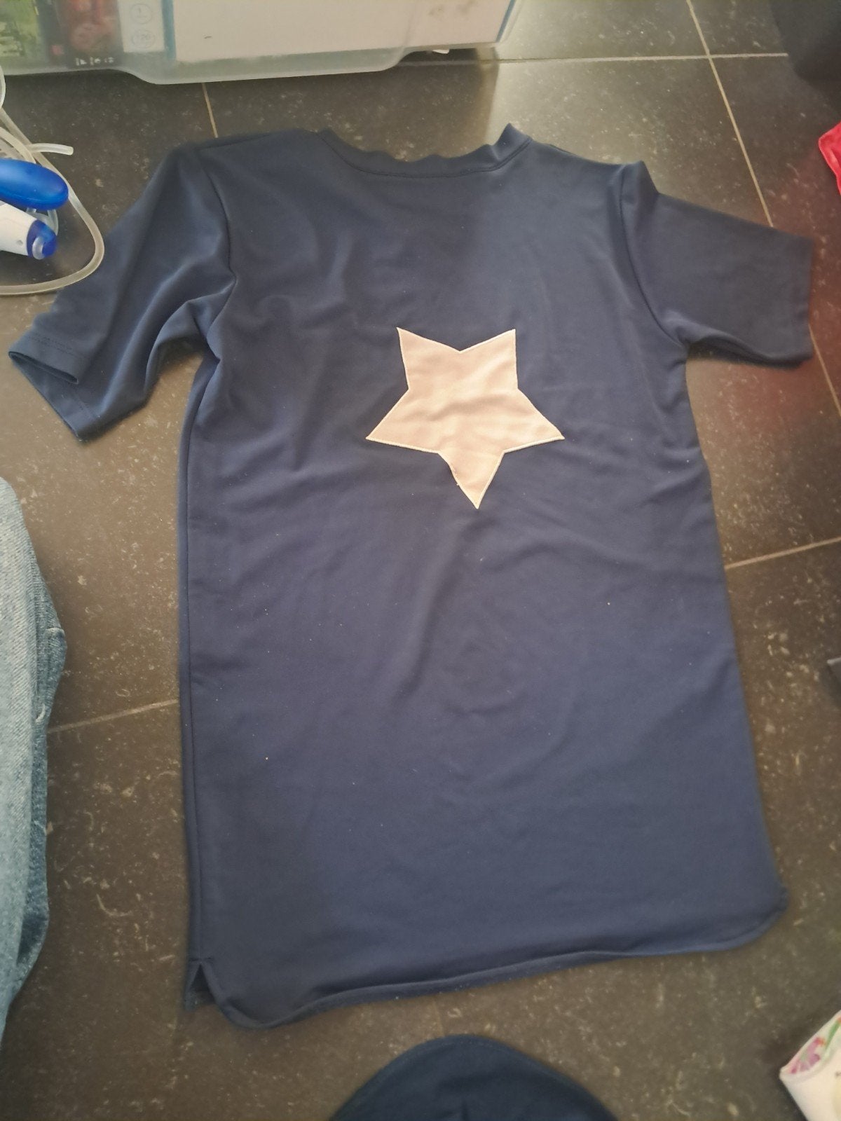 UV-zwemshirt met ster - Donkerblauw, Gebruikt, Overige maten, Ophalen of Verzenden, Onbekend