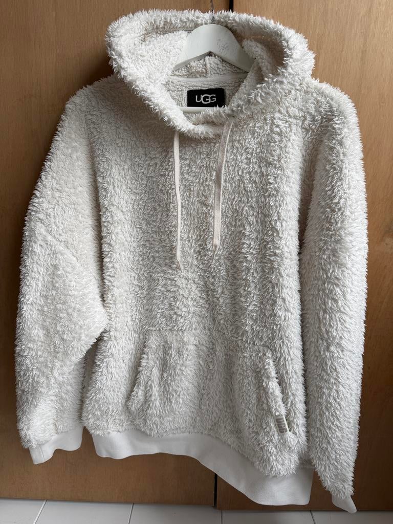 UGG pluizige hoodie maat S, Ophalen of Verzenden, Zo goed als nieuw, Maat 36 (S), Wit