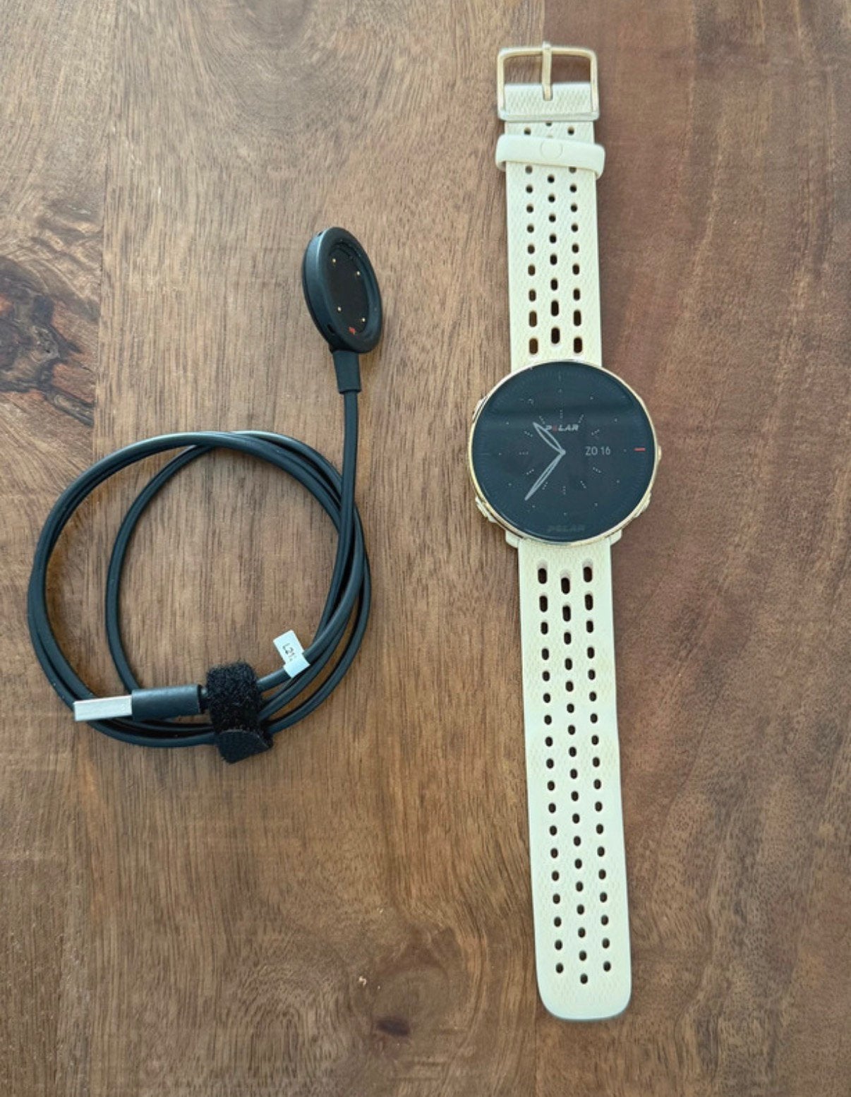Polar Vantage M2 Multisporthorloge | unisex | beige, Ophalen of Verzenden, Hartslag, Zo goed als nieuw, IOS