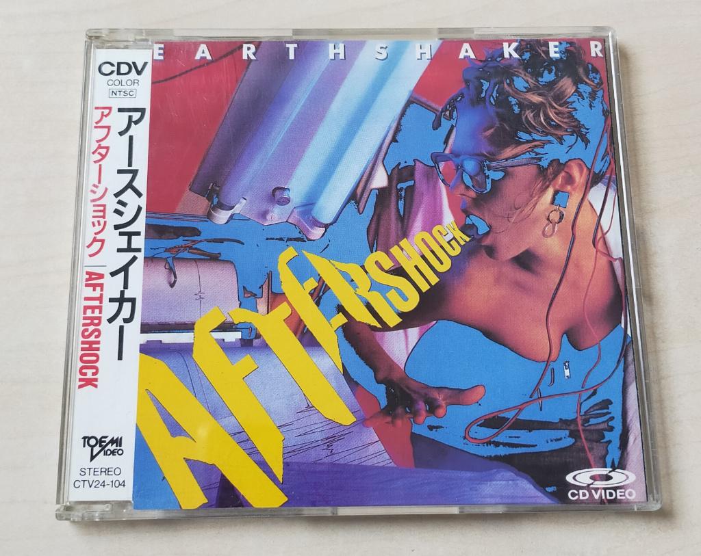 Earthshaker - Aftershock CD Video Single 1988 Japan CDV, Ophalen of Verzenden, Zo goed als nieuw, Rock en Metal