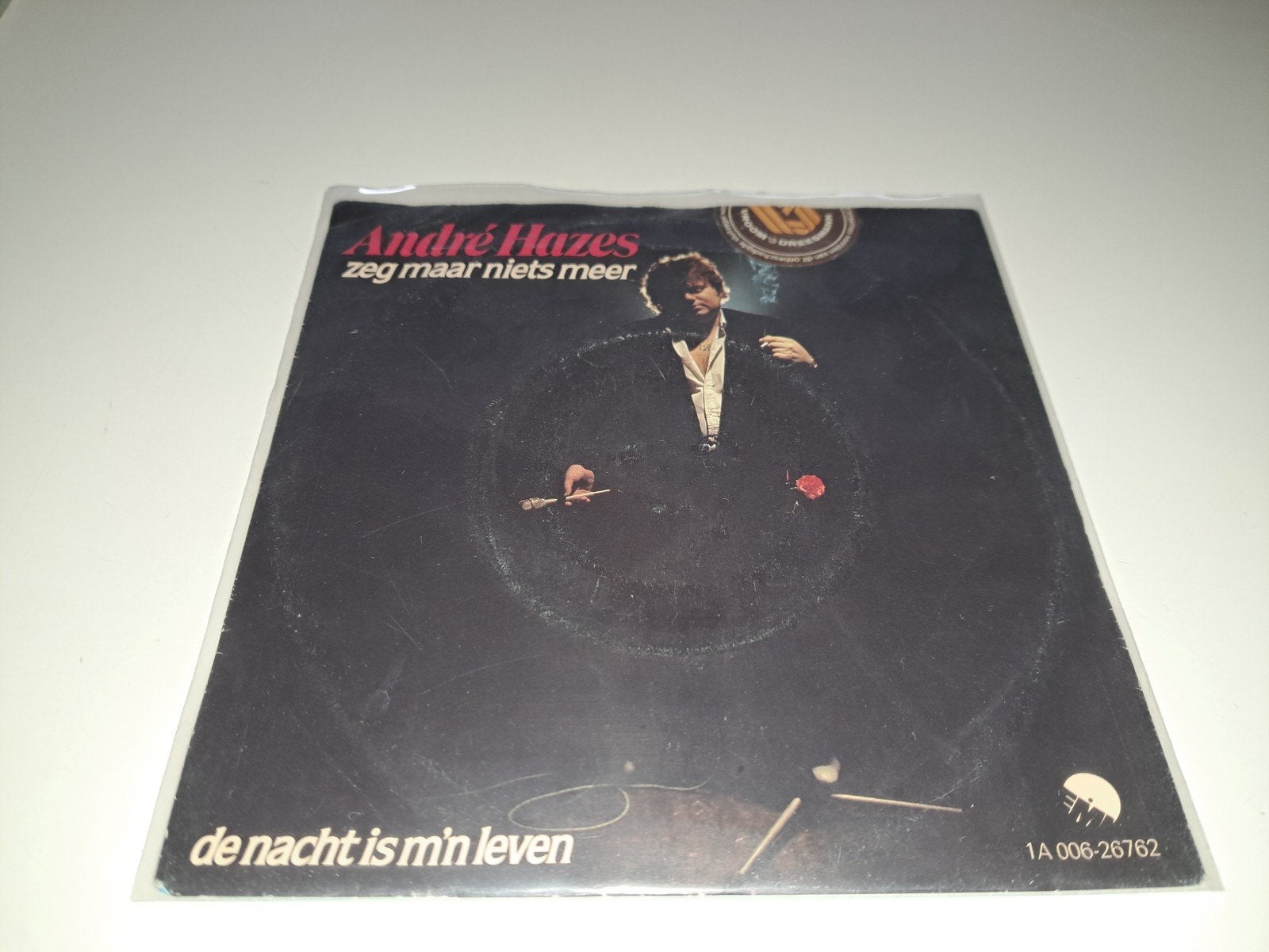 7" André Hazes : Zeg maar niets meer, Ophalen of Verzenden, Gebruikt, 7 inch, Nederlandstalig
