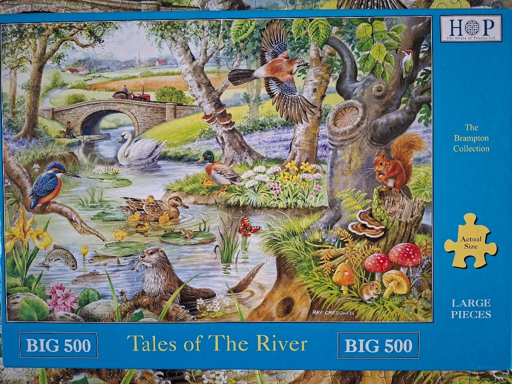 HOP puzzel Tales of The River, Ophalen of Verzenden, 500 t/m 1500 stukjes, Zo goed als nieuw, Legpuzzel