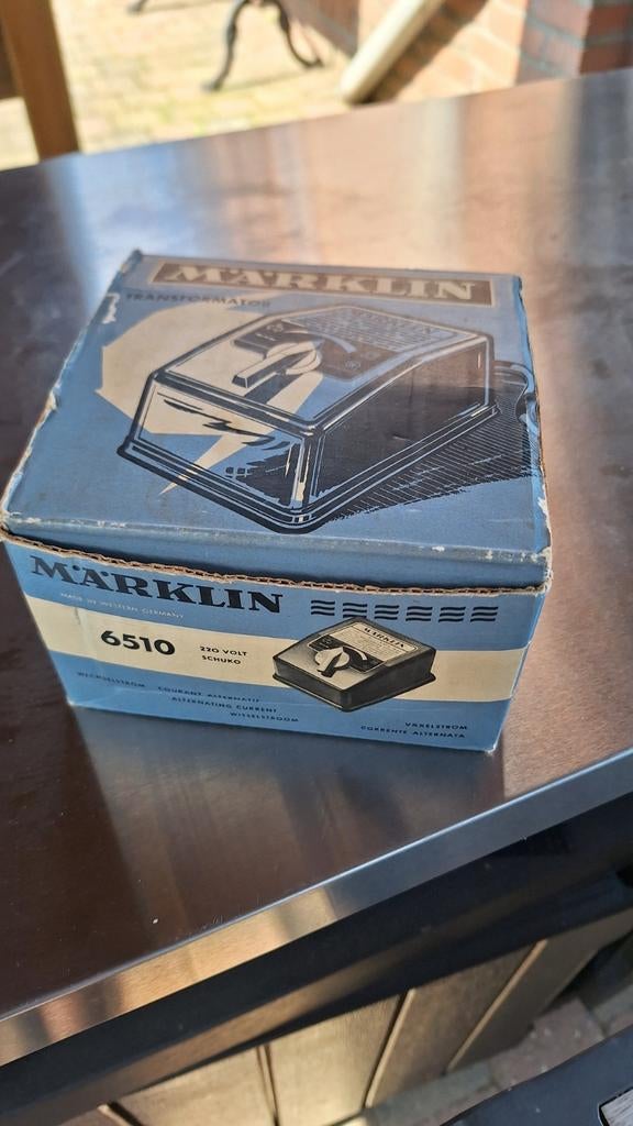 Marklin transformator type 6510 in originele verpakking, Ophalen of Verzenden, Wisselstroom, Transformator of Voeding, Märklin