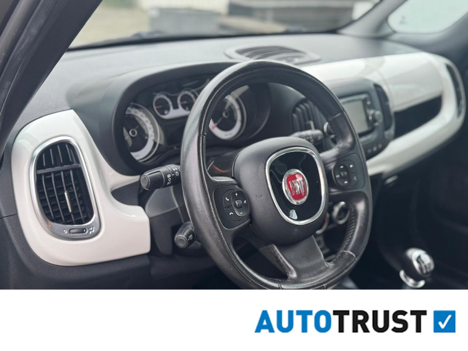 Fiat 500 L 0.9 TwinAir,apk okt 2027,1eigenaar,navigatie, cru, Auto's, Voorwielaandrijving, Gebruikt, Euro 6, Leder en Stof