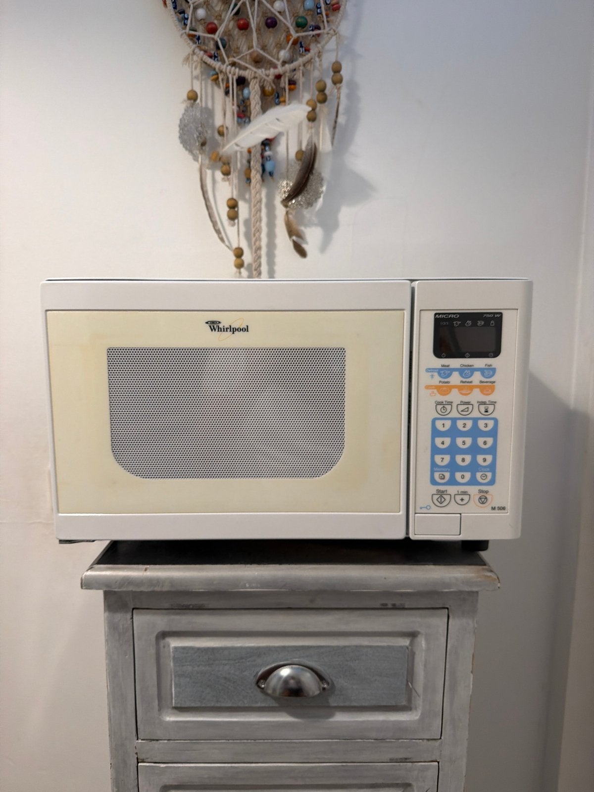 Whirlpool Magnetron AVM506/WPH - Wit, Ophalen, Gebruikt, Magnetron, Draaiplateau