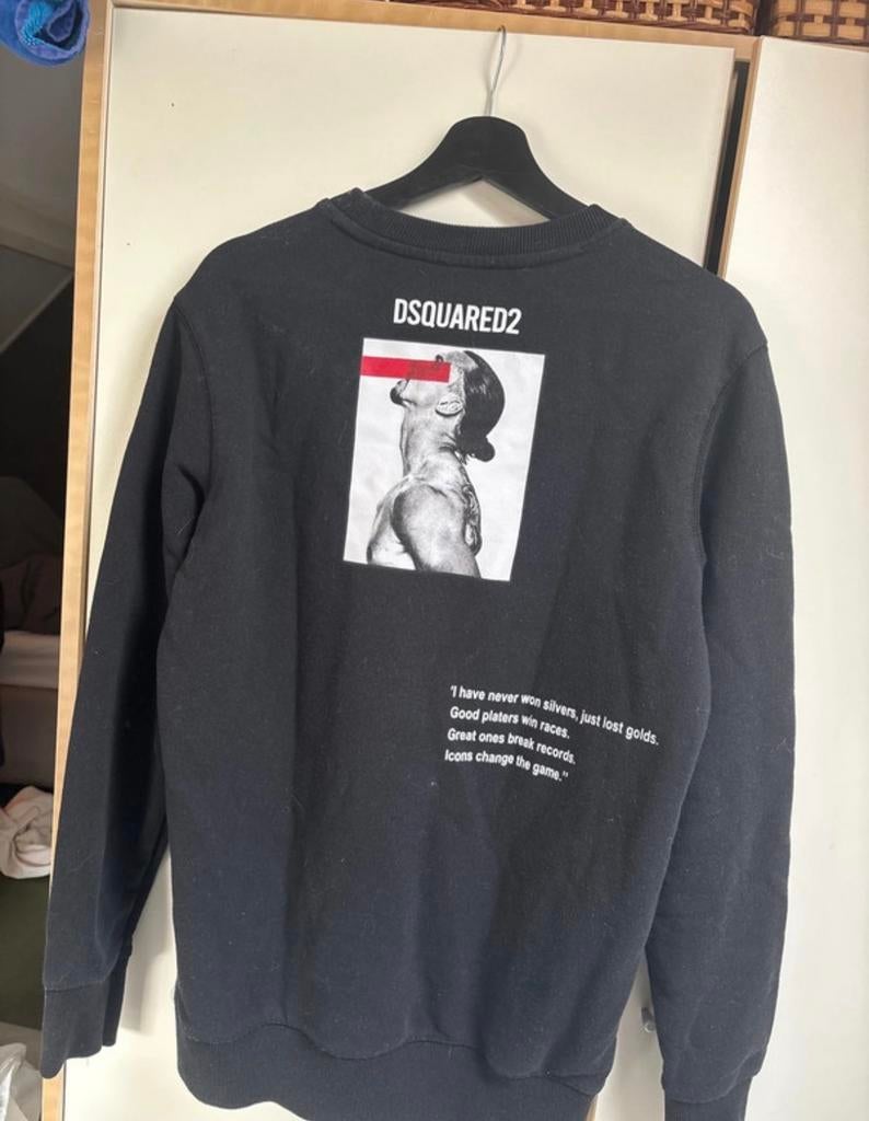 Ibrahimoivic Icon Sweater Heren Maat S, Ophalen of Verzenden, Zo goed als nieuw, Maat 46 (S) of kleiner, Zwart