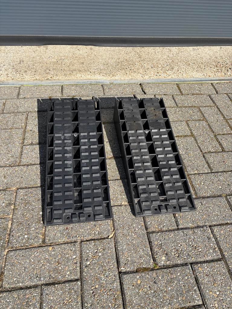 Wielblokken / Oprijblokken voor caravan of camper, Ophalen of Verzenden