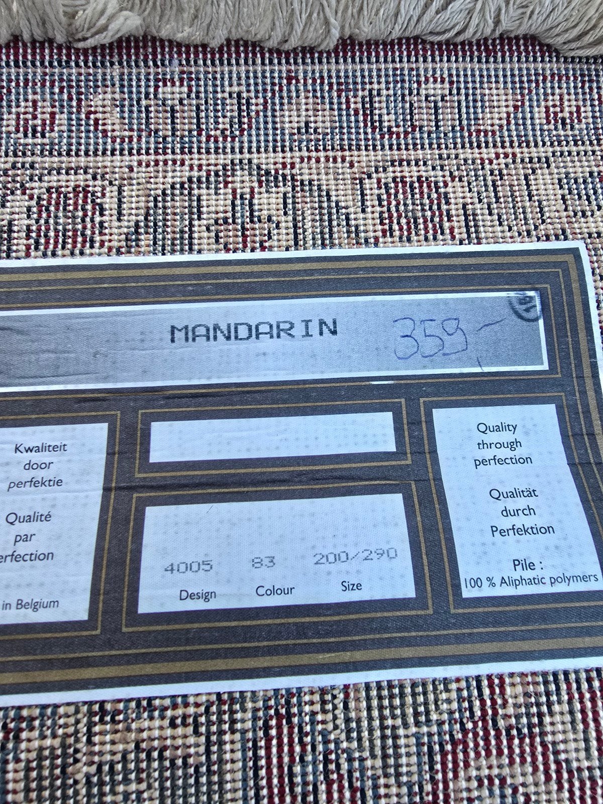 Prachtig Perzisch Vloerkleed - Klassiek Design, Ophalen, 200 cm of meer, Zo goed als nieuw, 200 cm of meer