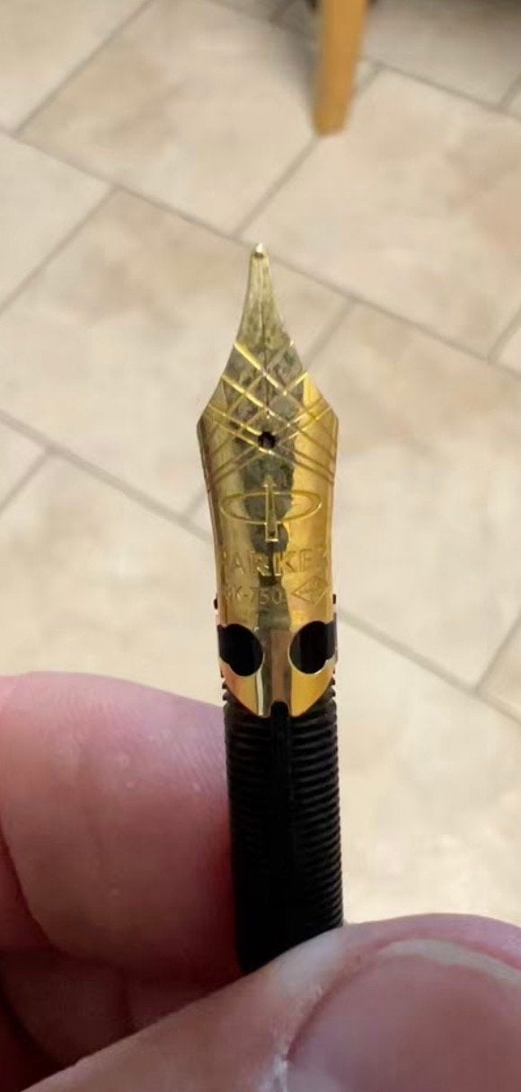 gouden 18k-750 penpunt Parker Sonnet vulpen, Ophalen of Verzenden, Nieuw