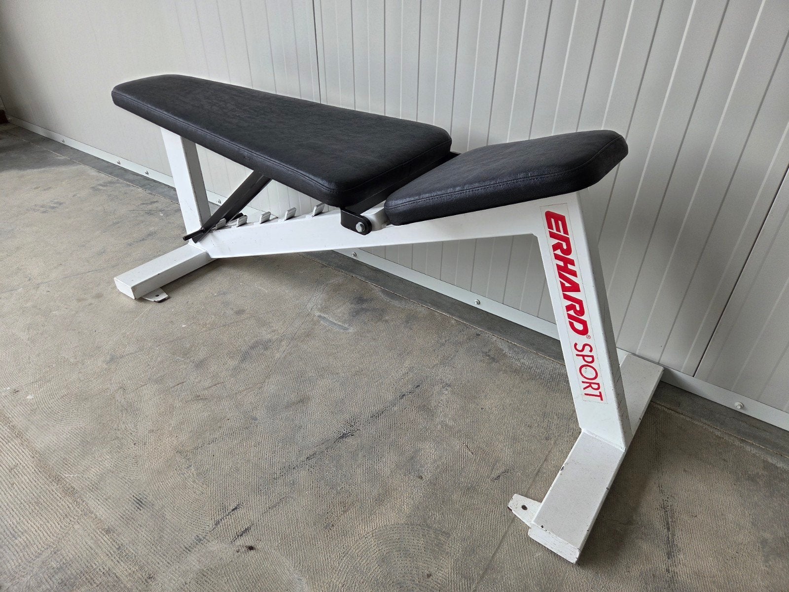 Erhard sport fitness bench halterbank, Sport en Fitness, Ophalen, Zo goed als nieuw, Fitnessbank