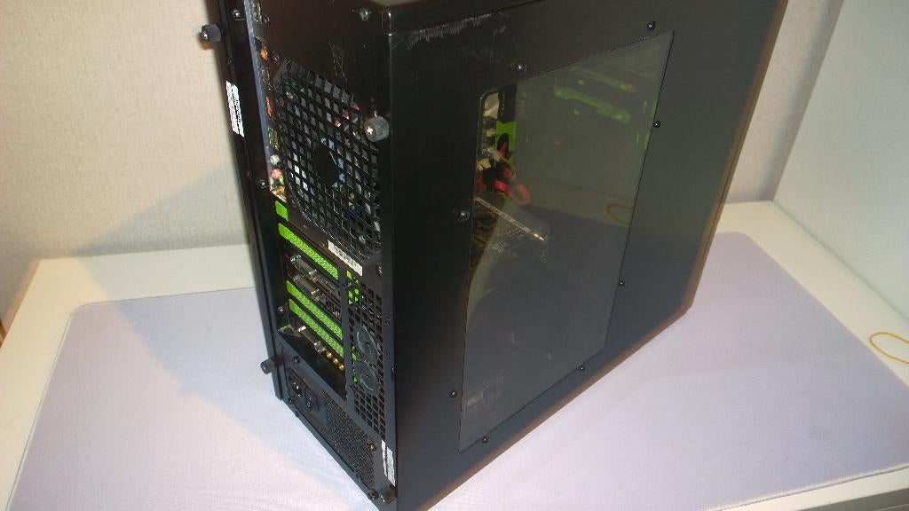 Krachtige Retro dualboot Win XP/7 game pc, Quad Core, GTX760, Computers en Software, Ophalen, Asus