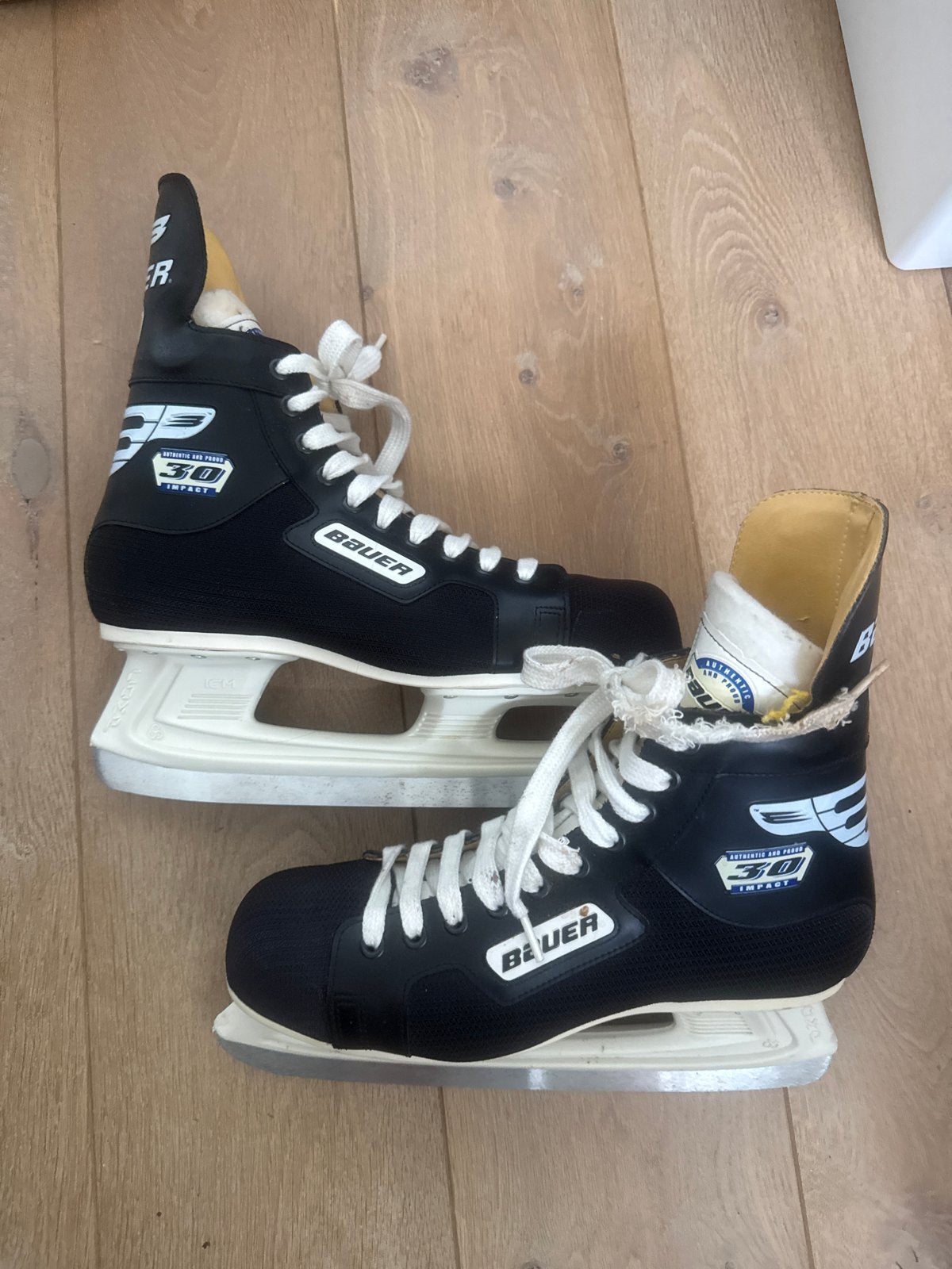 Bauer IJshockeyschaatsen - Maat 44 (geschat), Sport en Fitness, Schaatsen, Ophalen of Verzenden, Gebruikt, IJshockeyschaatsen
