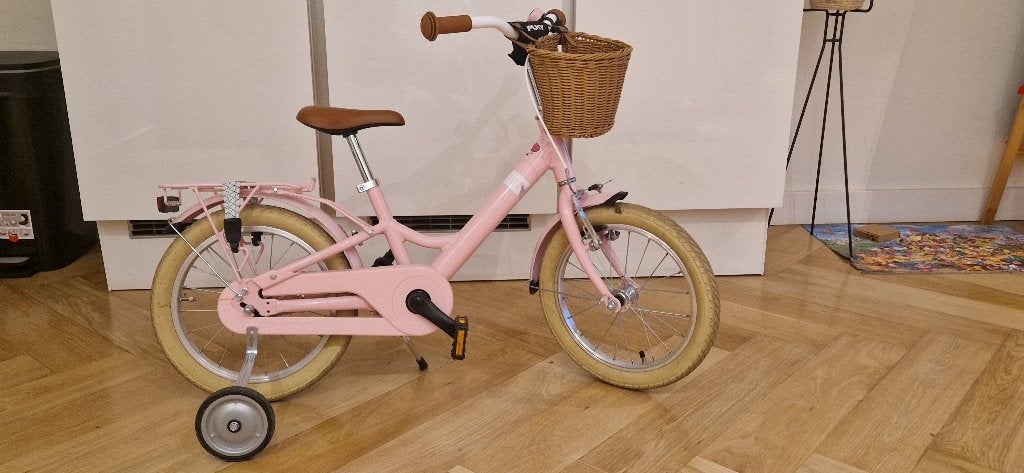 PUKY Youke Classic 18 inch – Girls' Bike (Almost New), Ophalen of Verzenden, Gebruikt, Minder dan 16 inch, Zijwieltjes