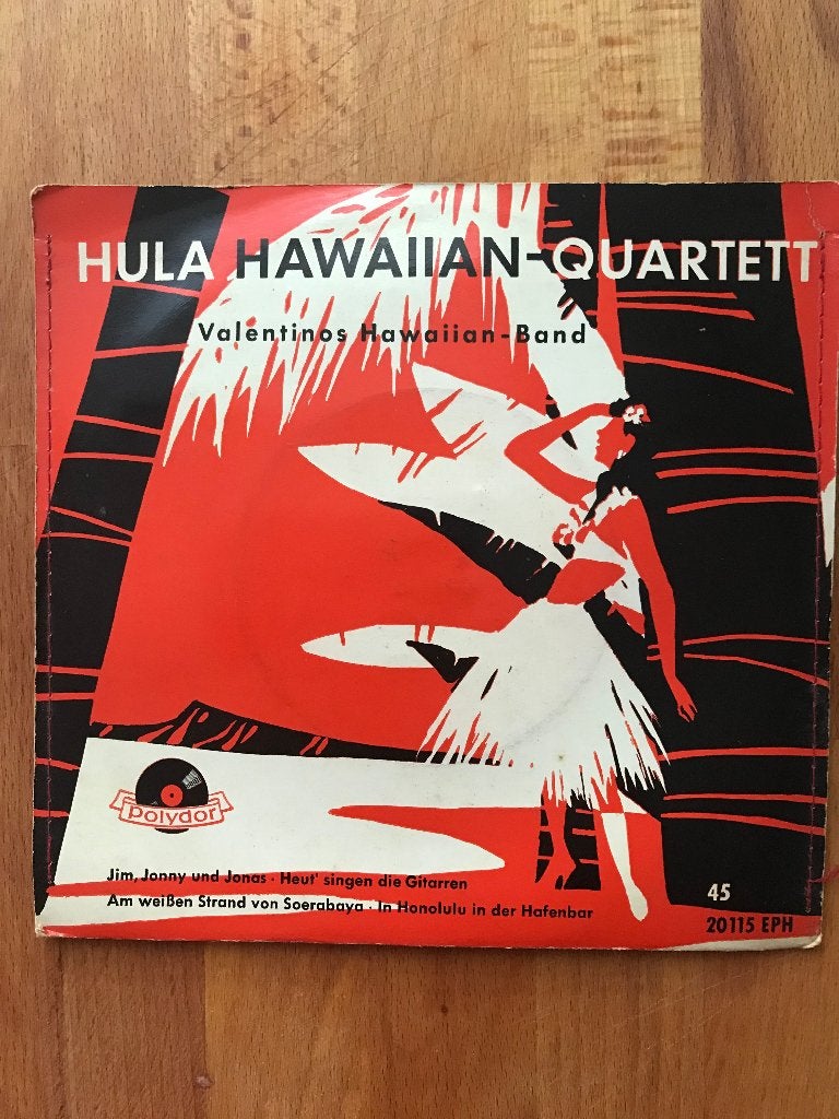 Hula Hawaiian-Quartett - Valentinos Hawaiian-Band EP, Gebruikt, Verzenden, Wereldmuziek, 7 inch