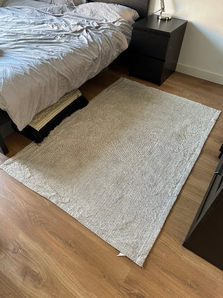 IKEA TIPHEDE Flatwoven Rug + Anti-Slip Underlay, Ophalen, Gebruikt, 150 tot 200 cm, Rechthoekig