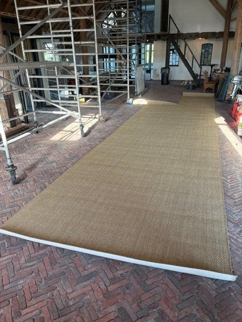 Sisal Natuurtapijt JABO Seagrass 70% korting!! Rol 1 van 3, Huis en Inrichting, Ophalen, Nieuw, Tapijt