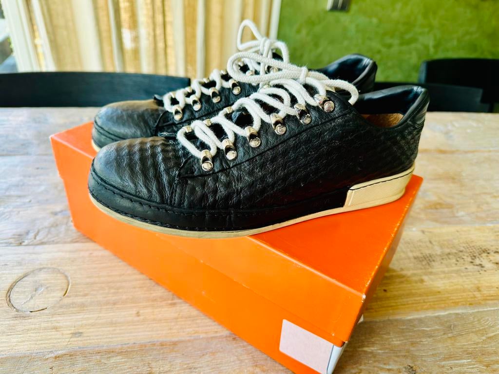 Greve 1898 luxe leren sneakers maat 42, Zwart, Nieuw, Greve 1898, Ophalen of Verzenden