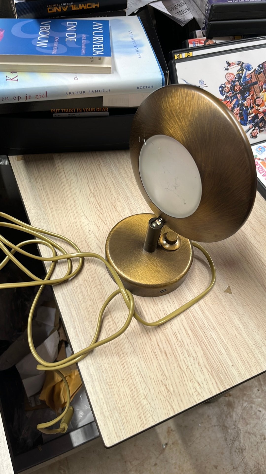 Vintage Steinhauer UFO lamp, Ophalen of Verzenden, Gebruikt, Wandlamp, Steinhauer