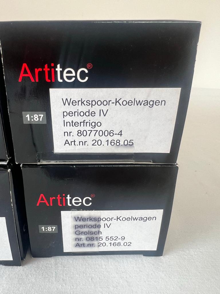 Artitec H0 Groentewagens - Diverse modellen, Hobby en Vrije tijd, Overige merken, Gelijkstroom, Verzenden, Amsterdam