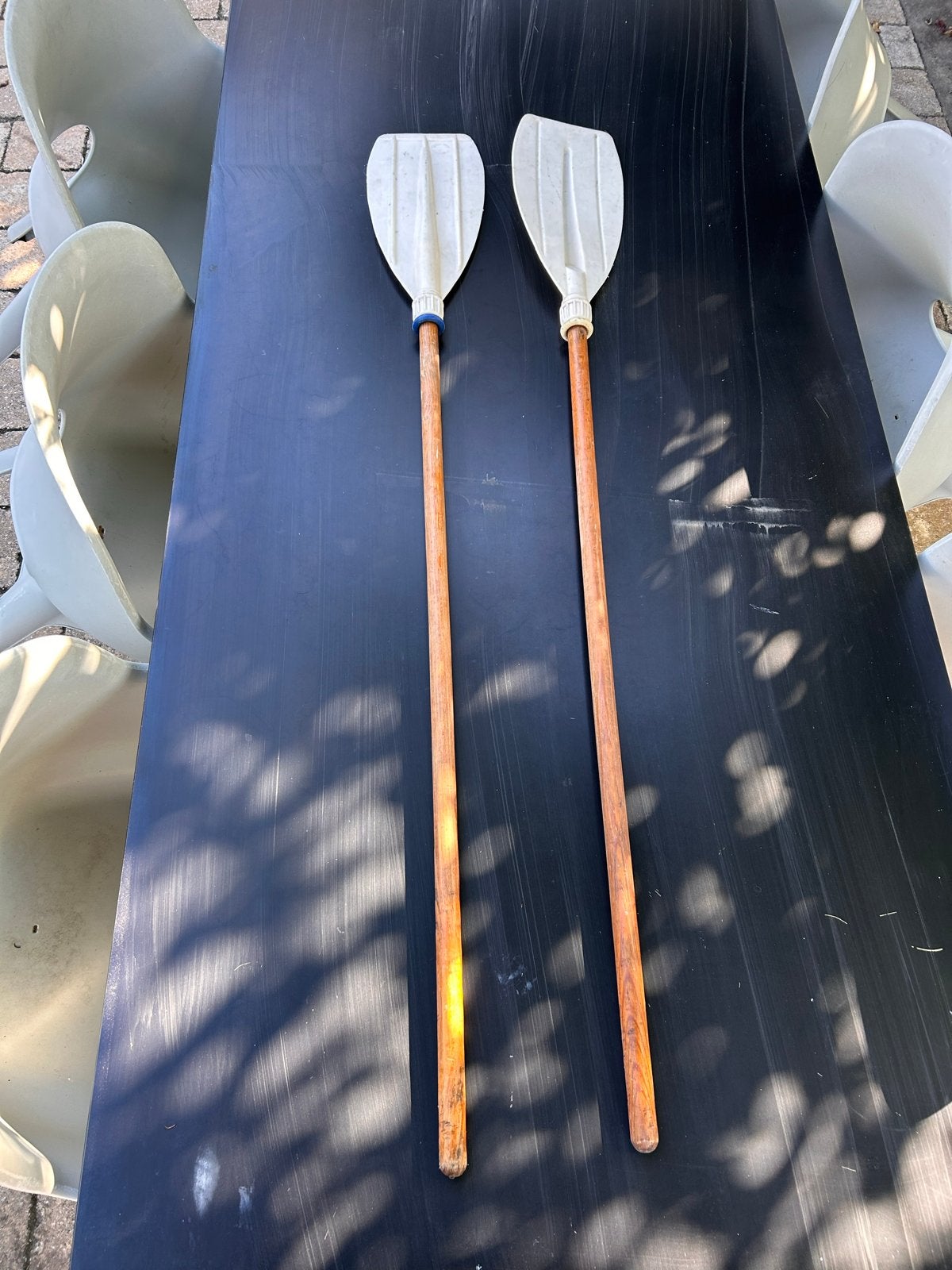 Set van 2 roeispanen voor boot of kano, Ophalen, Gebruikt, Overige typen