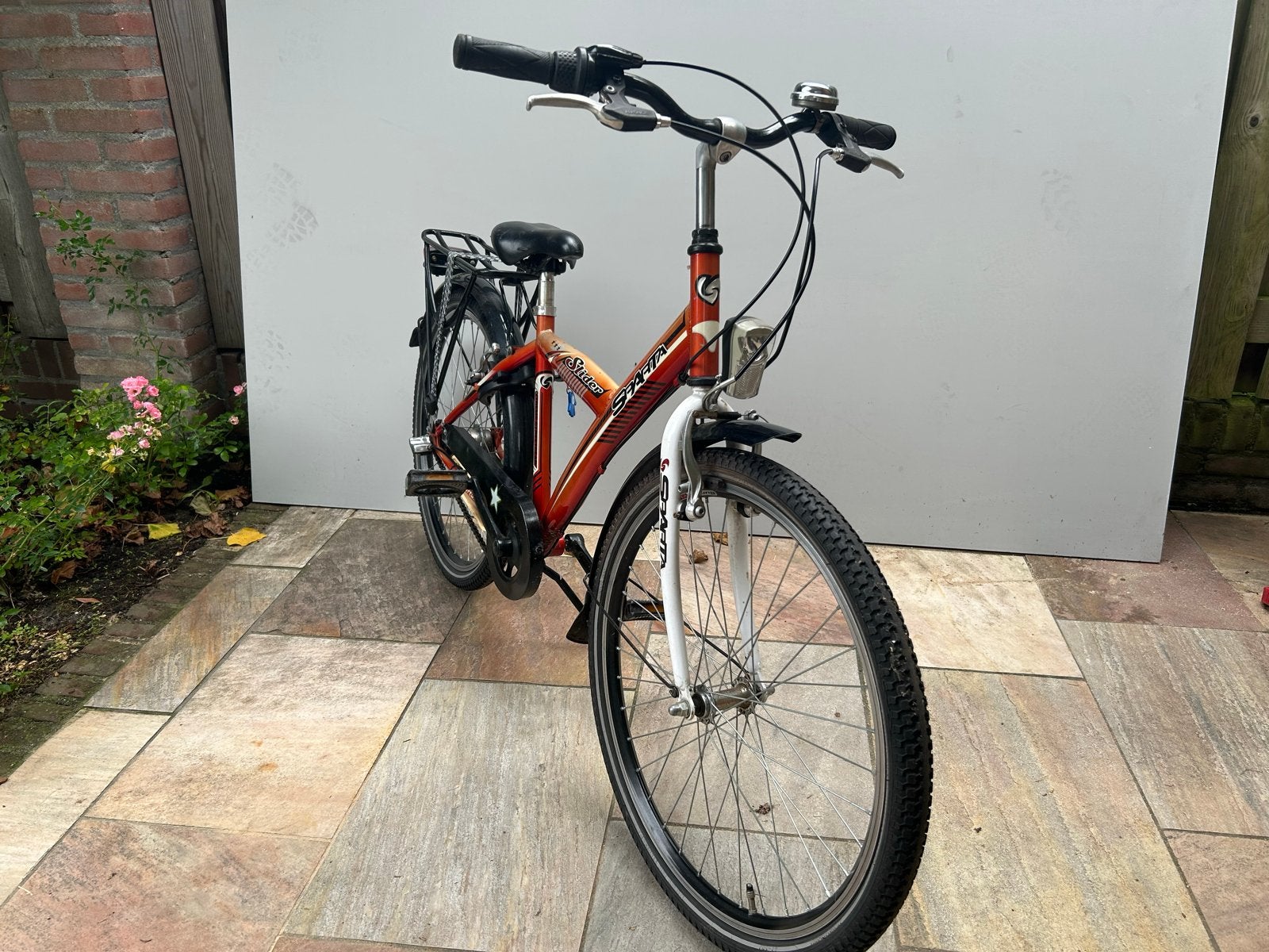 Sparta fiets met versnellingen en lage instap, Ophalen, Gebruikt, 20 inch of meer
