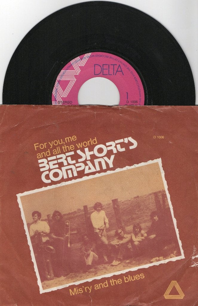 burt short's company - for you me and all the world, Cd's en Dvd's, Ophalen of Verzenden, Gebruikt, 7 inch, Pop