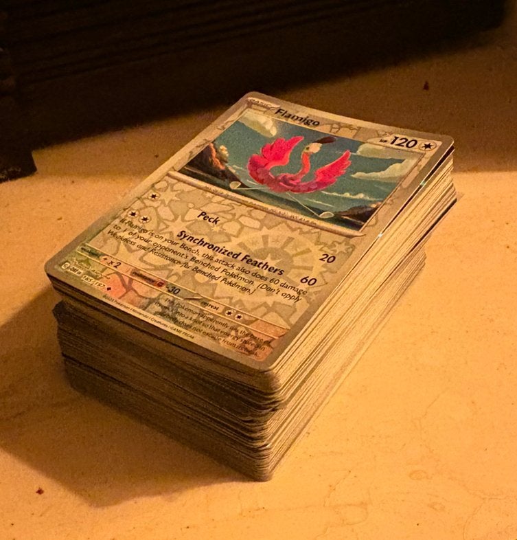 Bulk +/- 100 kaarten - Obsidian Flames - Pokémon - OBF, Ophalen of Verzenden, Zo goed als nieuw, Meerdere kaarten
