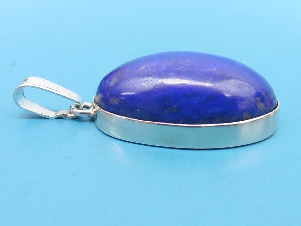 Zilveren hanger met lapis lazuli                          L4, Sieraden, Tassen en Uiterlijk, Gebruikt, Overige voorstellingen