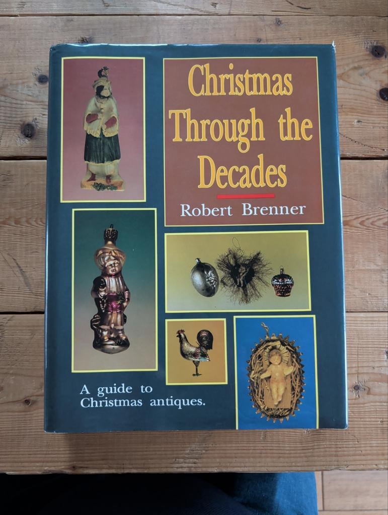 Oude kerstbal Antieke kerstversiering Christmas, Ophalen of Verzenden, Gebruikt