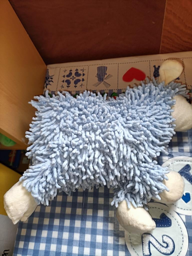 De Waal texel schaap knuffel blauw 31 cm groot, Kinderen en Baby's, Speelgoed | Knuffels en Pluche, Ophalen of Verzenden, Zo goed als nieuw