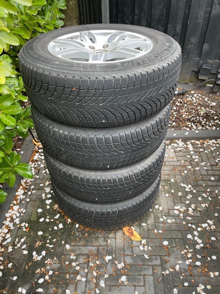 Originele Audi Q5 velgen 17 inch – 8Jx17 ET39 – steek 5x112, Ophalen, Gebruikt, Banden en Velgen, 17 inch