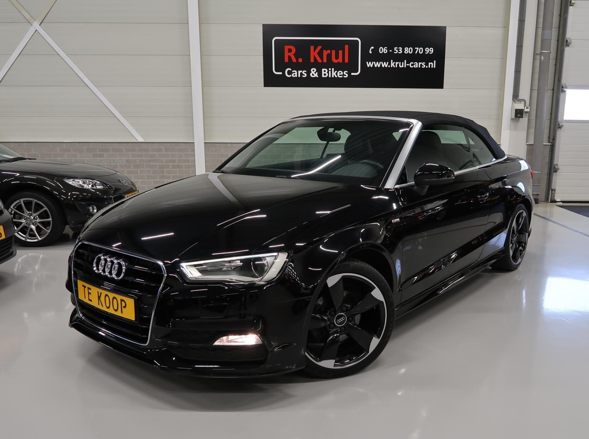 Audi A3 Cabriolet 1.4 TFSI 180pk 3x S-Line Navi Trekhaak Spo, Auto's, Voorwielaandrijving, Dealer onderhouden, Gebruikt, 4 cilinders
