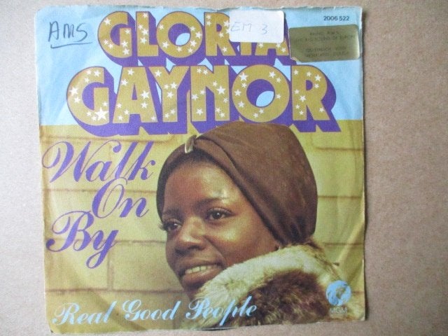 s2340 gloria gaynor - walk on by 2, Cd's en Dvd's, Ophalen, Gebruikt, 7 inch, Overige genres