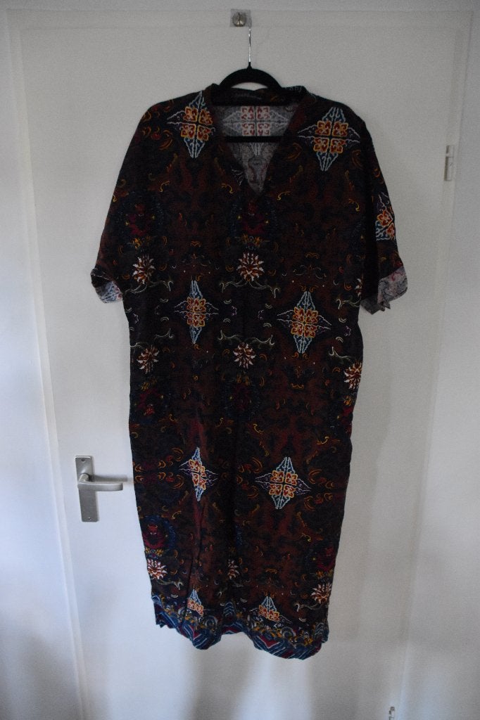mooie lange katoenen jurk maat xxxl Zanzea, Meerkleurig, Maat 46/48 (XL) of groter, Nieuw, Ophalen of Verzenden