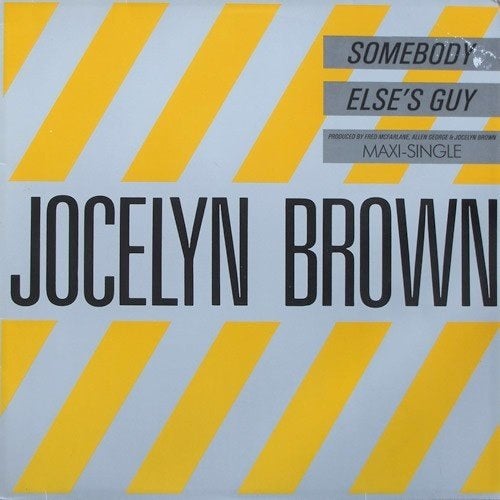 Maxi Single - Jocelyn Brown - Somebody Else's Guy, Beschermende buitenhoes, Ophalen of Verzenden, Zo goed als nieuw, EP