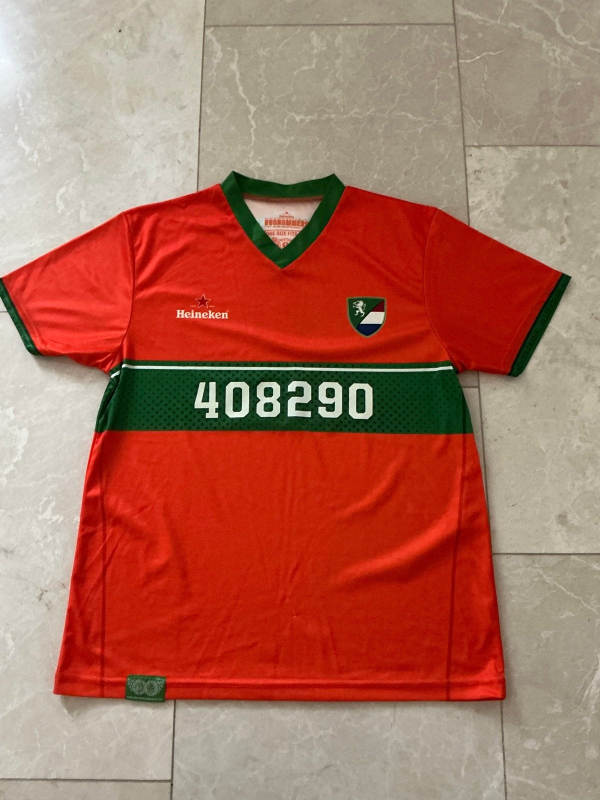 Oranje Heineken Rugnummers Shirt - Limited Edition, Ophalen of Verzenden, Zo goed als nieuw, Overige maten, Oranje