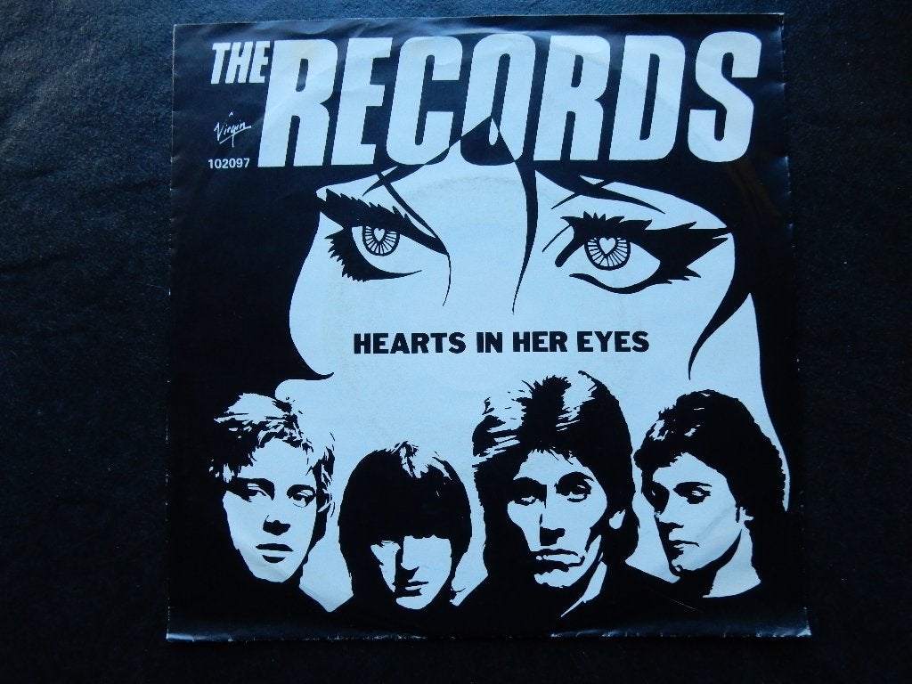 The Records - Hearts in her eyes, Ophalen of Verzenden, Zo goed als nieuw, Pop