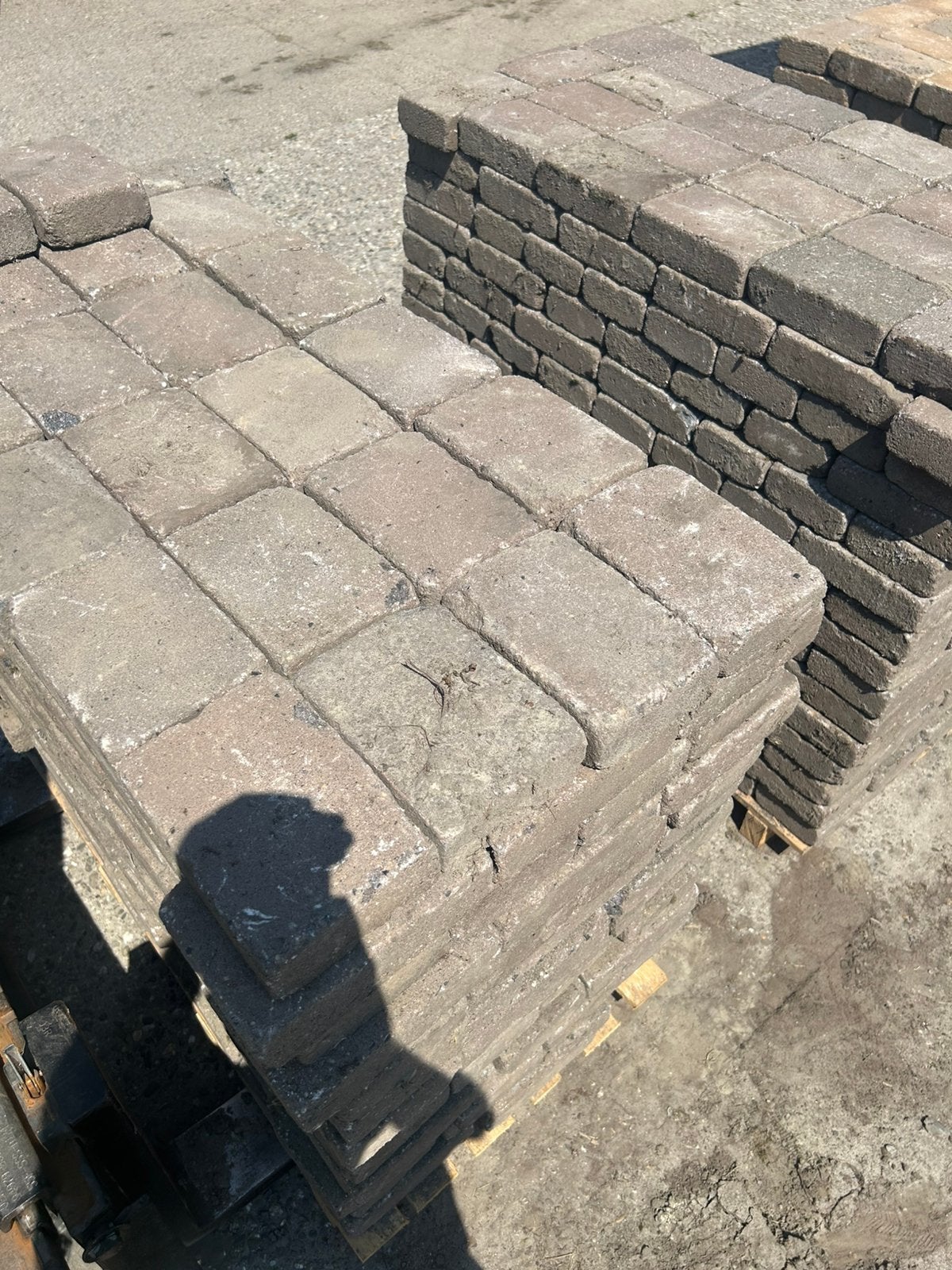 Trommelsteen paars, Tuin en Terras, Ophalen, Gebruikt, 10 m² of meer, Beton