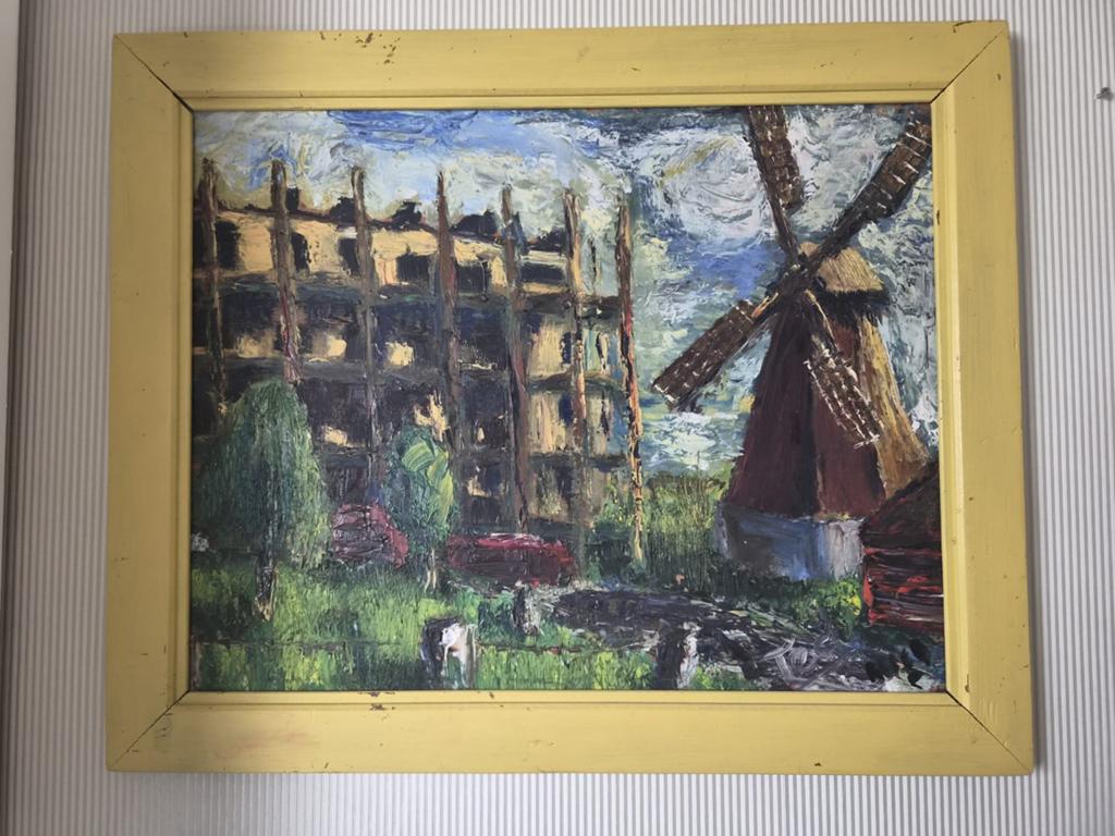 Karel Appel schilderij, Ophalen