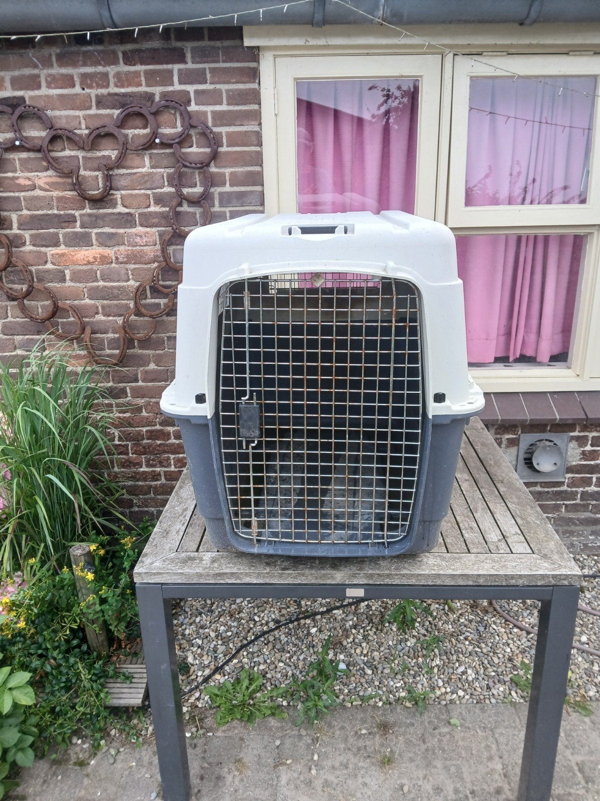 Reis of honde bench groot, Ophalen, 75 tot 110 cm, Hondenkennel, 65 tot 100 cm