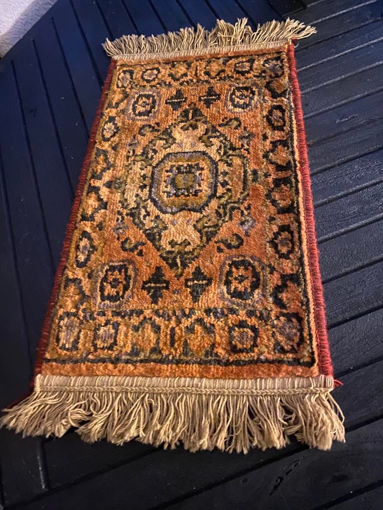 Vintage  kleurrijke tafelloper, Ophalen of Verzenden
