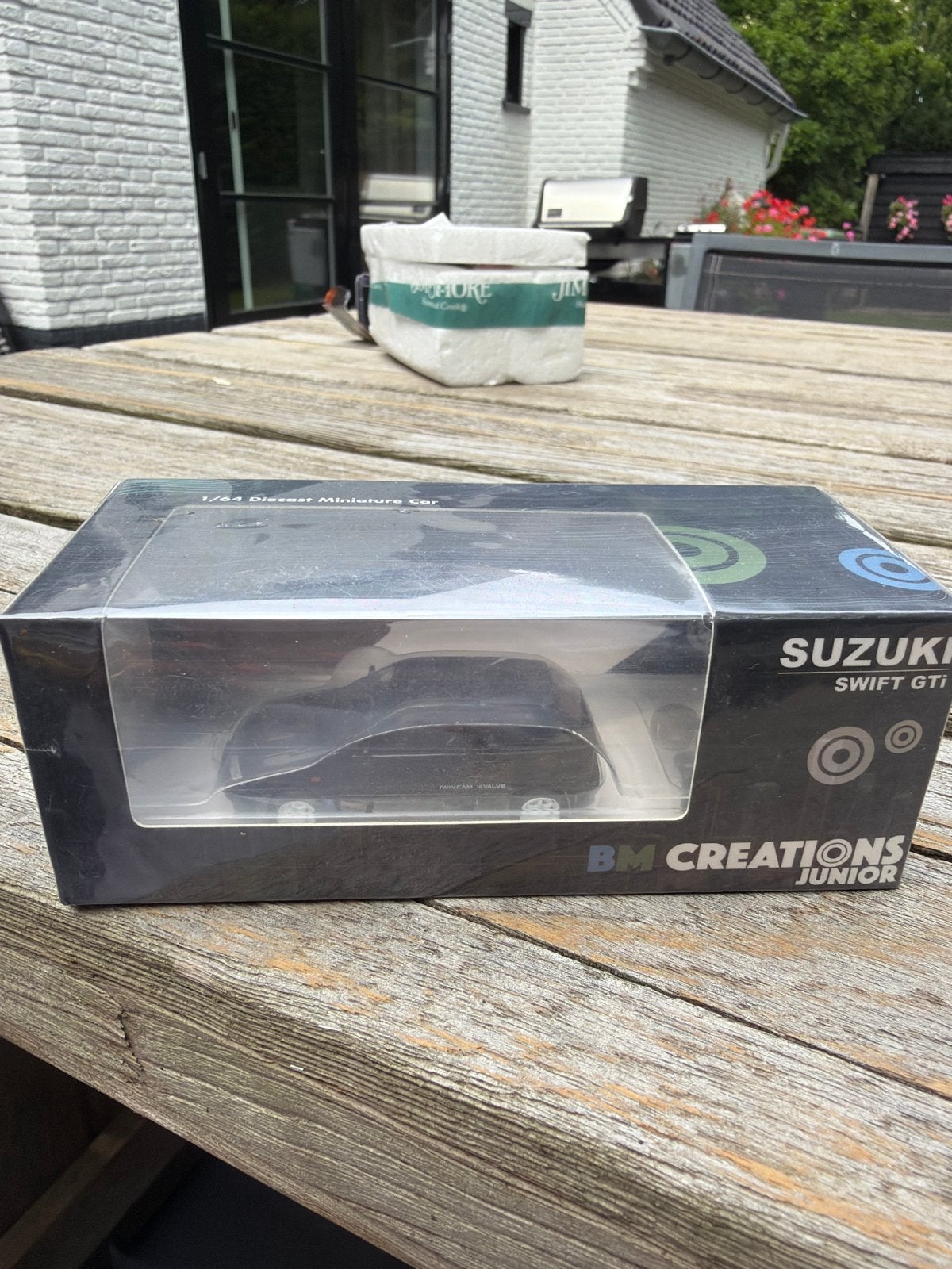 BM Creations Suzuki Swift GTI 1989 Zwart 1:64 Diecast, Ophalen of Verzenden, Nieuw, Overige typen