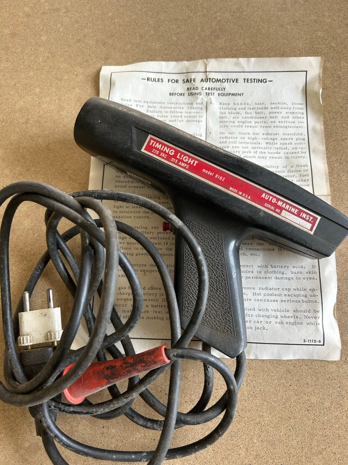 Stroboscooplamp / Timing Light Daytona, Ophalen, Gebruikt