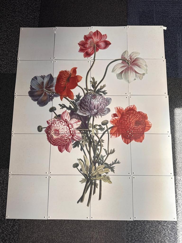 Ixxi bloemen, Meerkleurig, Decoratieobject, 100 cm, Ophalen of Verzenden