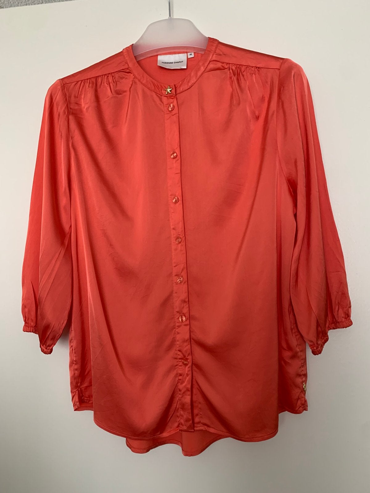 Blouse van Fabienne Chapot in maat 38, Ophalen of Verzenden, Zo goed als nieuw, Maat 38/40 (M), Oranje