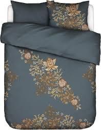 Dekbedovertrek Essenza 100% Satijn Katoen 260, Info@essenzahome.nl, Blauw, Essenza, Dekbedovertrek